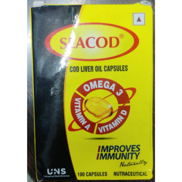 Seacod Liver Oil Capsules - Universal Nutriscience