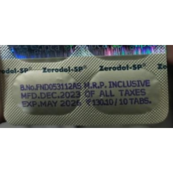 Zerodol-SP Tablet - Ipca Laboratories Ltd
