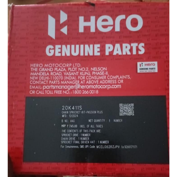Chain Sprocket Kit - Hero