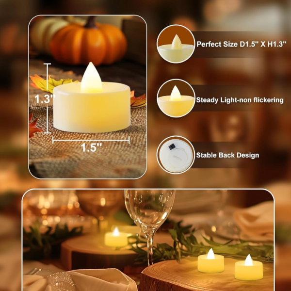 LED Tea Light Candles - Infinity Cart