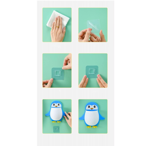 Penguin Wall Mounted Storage Holder - Infinity Cart