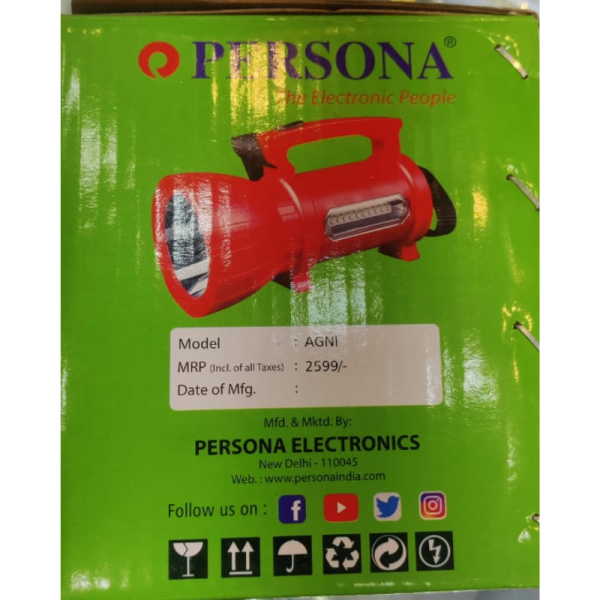Rechargeable LED Torch - Persona - The Electronic People