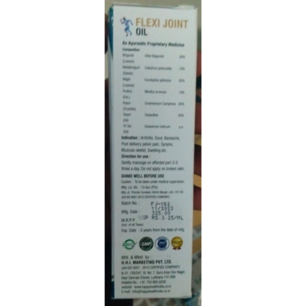 Flexi Joint Oil - Happy Health India