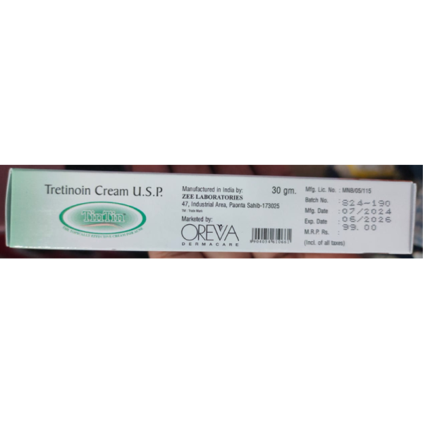 Tin Tin Cream - Oreva Dermacare