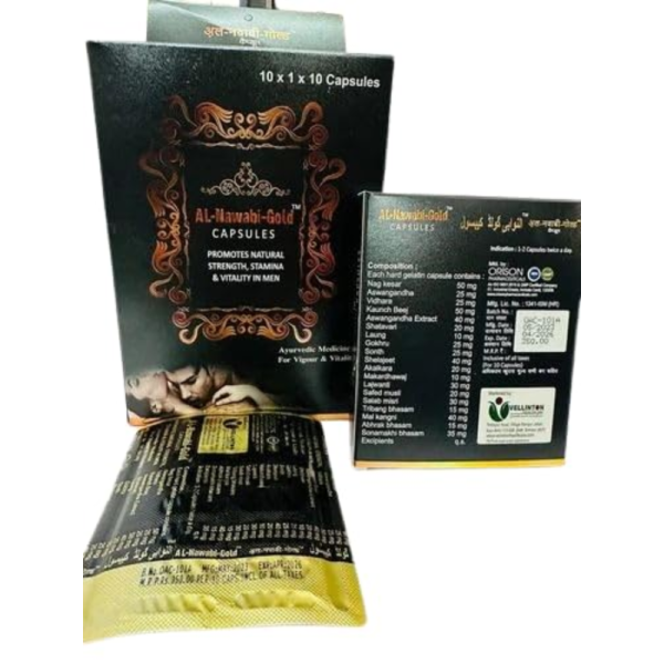 AL-Nawabi -Gold Capsules - Vellinton Healthcare