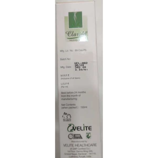 Clarido Moisturizing Lotion - Velite Healthcare