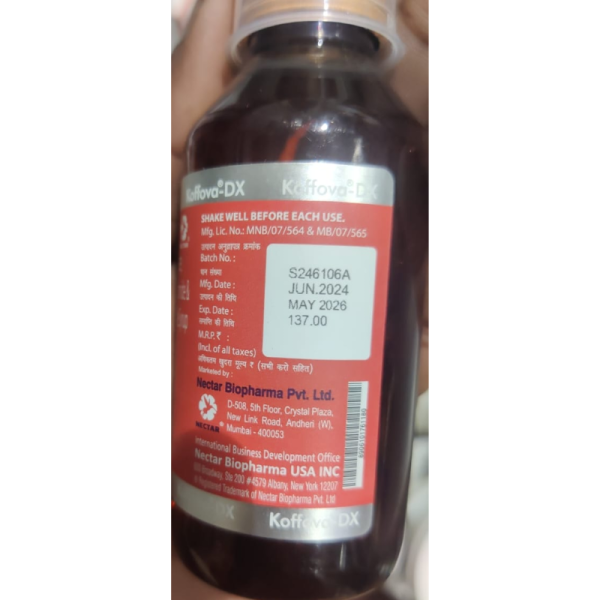 Koffova Dx Syrup - Nectar Biopharma