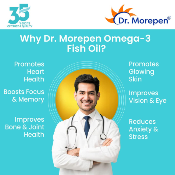 Omega-3 Fish Oil - Dr. Morepen
