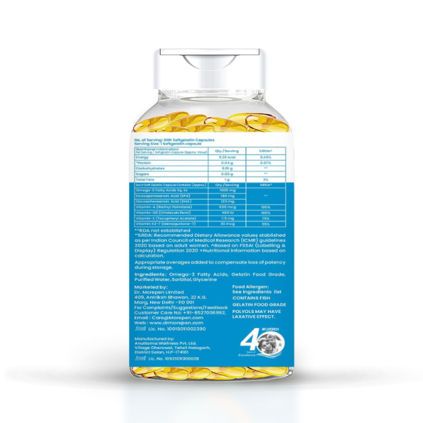 Omega-3 Fish Oil - Dr. Morepen
