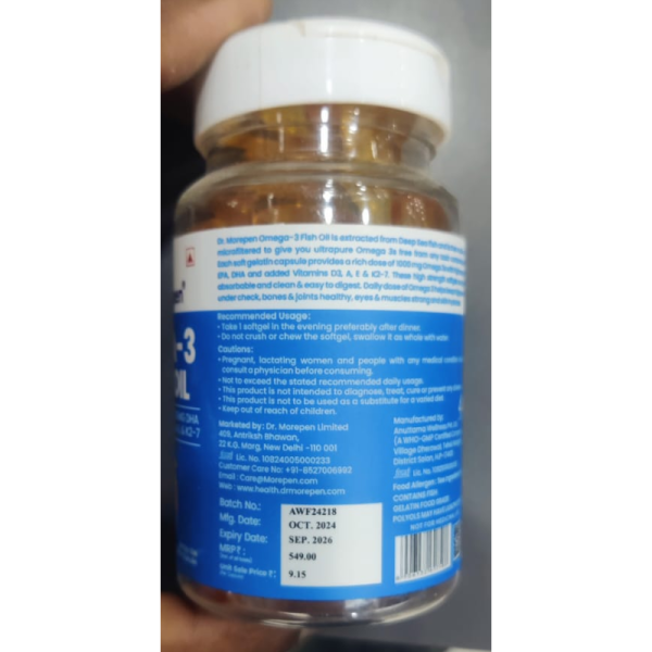 Omega-3 Fish Oil - Dr. Morepen