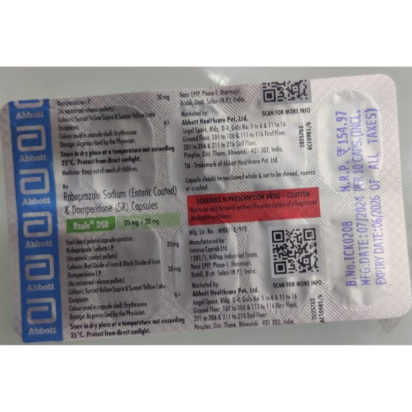 Rzole DSR Capsules - Abbott