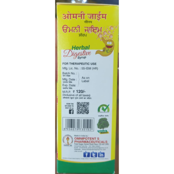 Omni Zyme Syrup - Omnipotent S Pharmaceuticals