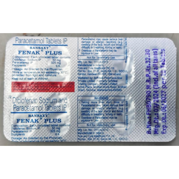 Fenak Plus Tablets - RANBAXY