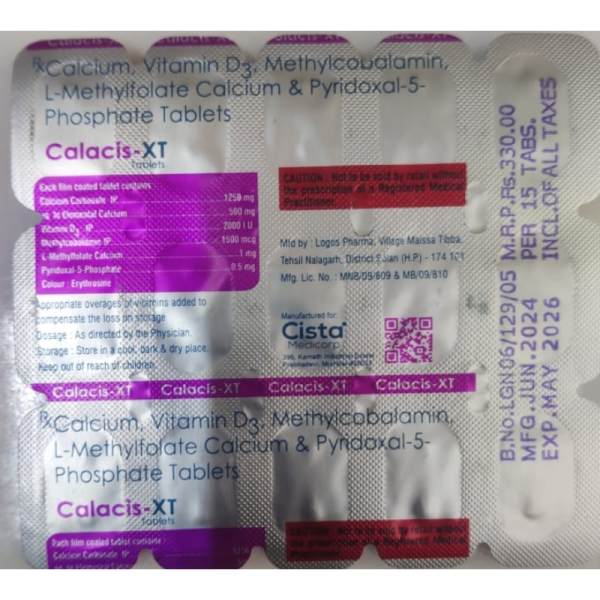 Calacis-XT Tablets - Cista Medicrop