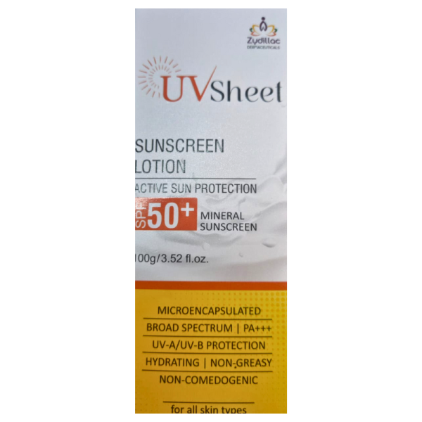 UV Sheet Sunscreen Lotion-Image