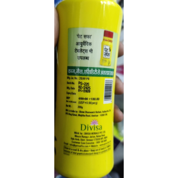 Pet Saffa Granules - Divisa