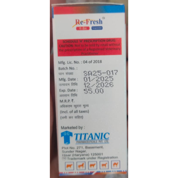 Re-Fresh Oral Suspension - Titanic Pharma