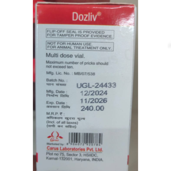 Dozliv Injection - Carus Laboratories Pvt. Ltd