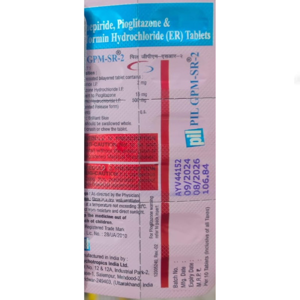 PIL GPM SR 2 - PIL Pharmaceuticals Limited