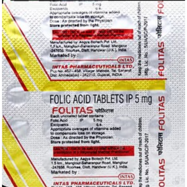 Folitas Tablets - Intas Pharmaceuticals Ltd