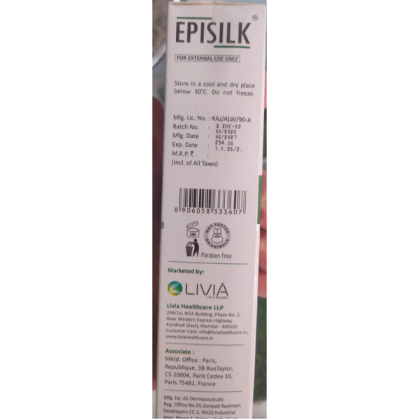 Episilk Moisturizing Cream - Livia Healthcare
