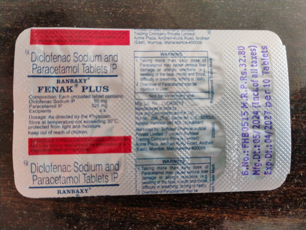 Fenak Plus Tablets - RANBAXY