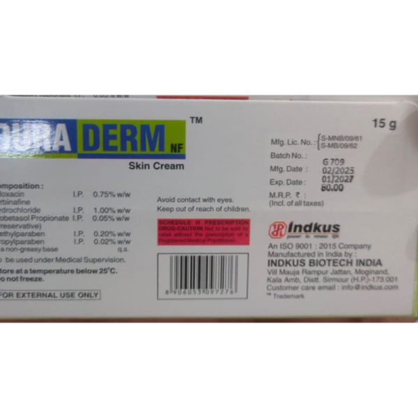 Duraderm Skin Cream - Indkus Biotech India