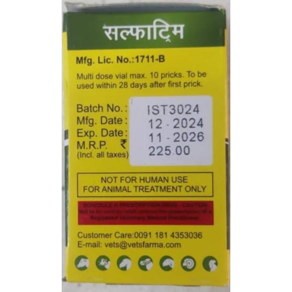 Sulphatrim Injection - Vetsfarma Limited