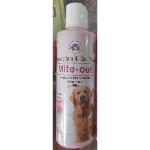 Mite Out Medicated Pet Shampoo - Karnataka Antibiotics & Pharmaceuticals Limited