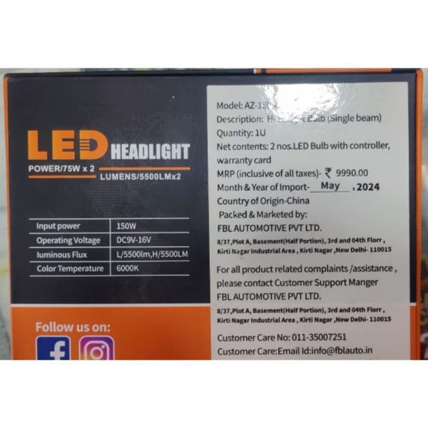 LED Headlight - Aozoom