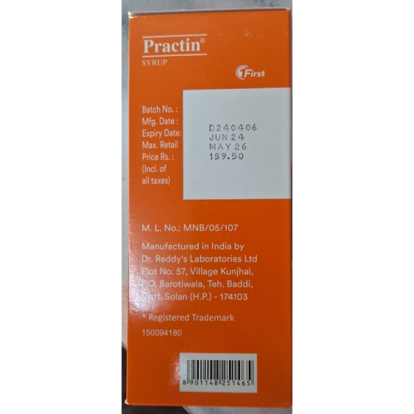 Practin Syrup - Dr. Reddy's