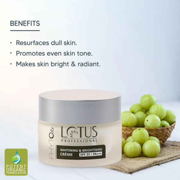 Whitening & Brightening Creme - Lotus