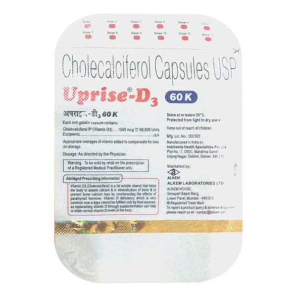 Uprise-D3 60K Capsules - Alkem Laboratories Ltd