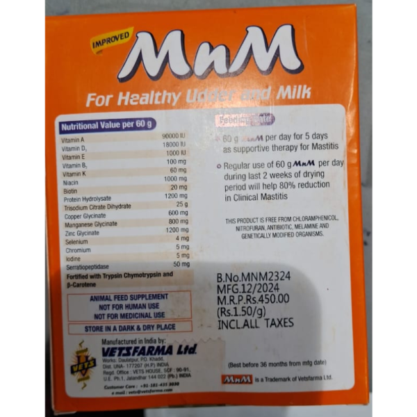 Mnm Powder - Vetsfarma Limited