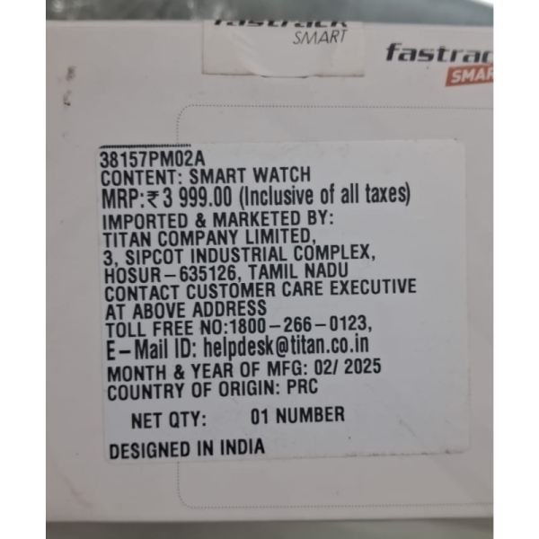 Smart Watch - Fastrack