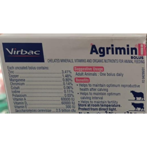 Agrimin - I Boluses - Virbac