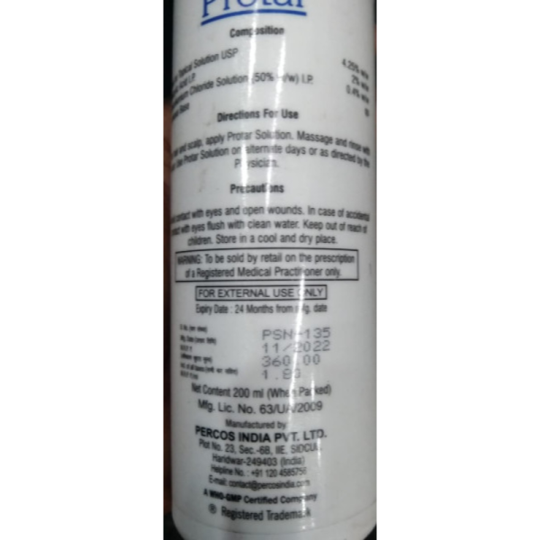 Protar Scalp Solution - Percos