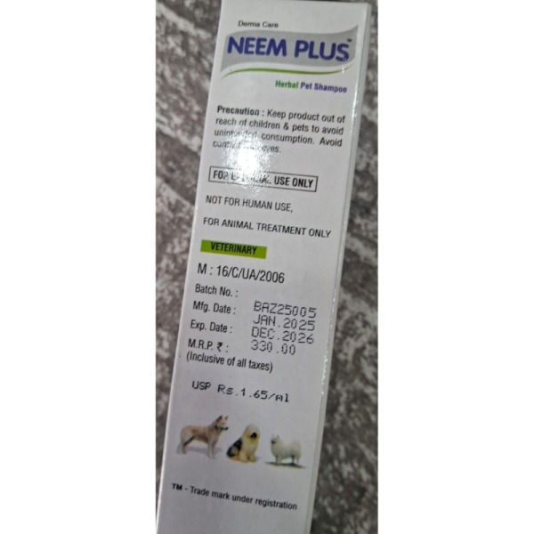 Neemplus Herbal Pet Shampoo - Pil