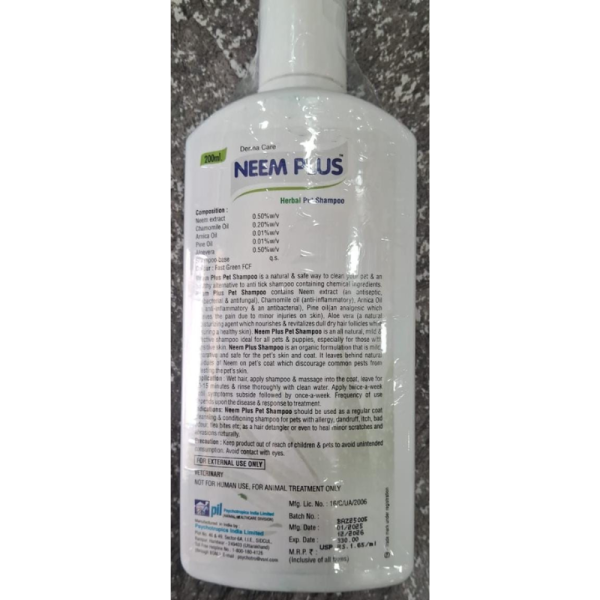 Neemplus Herbal Pet Shampoo - Pil