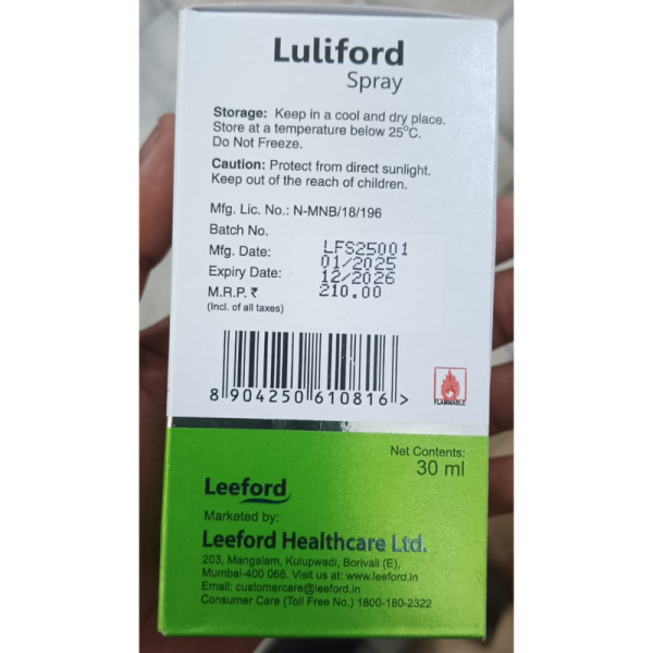 Luliford Spray - Leeford Healthcare ltd