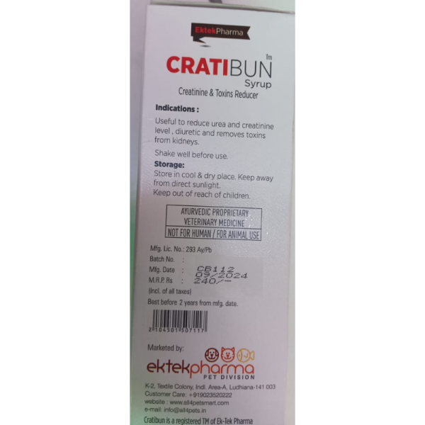 Cratibun Syrup - Ektek Pharma