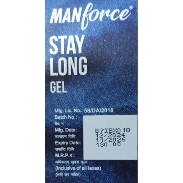 Manforce Staylong Gel - Mankind