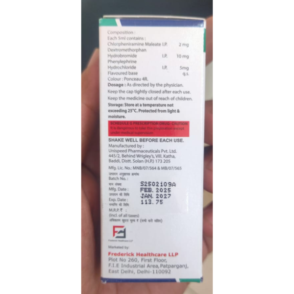 Fredicoff  Syrup Junior - Frederick Healthcare LLP