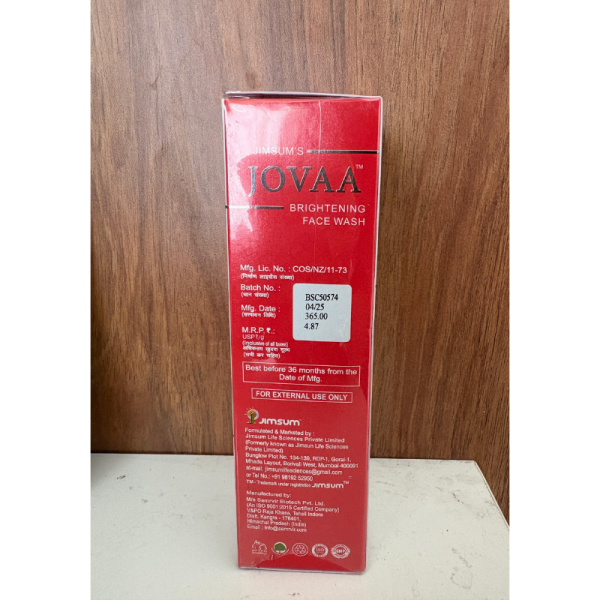 Jovaa Brightening Face Wash - Jimsum's