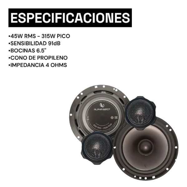 Car Audio Component Speaker System - Infinity by Harman