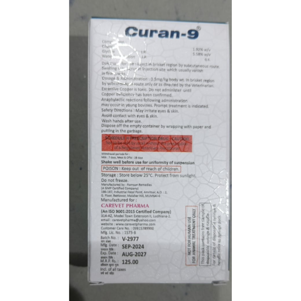 Curan-9 - Carevet Pharma