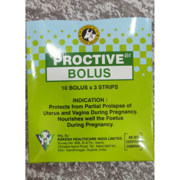 Proctive Vet  Bolus - Rajvaidya Shital Prasad & Sons