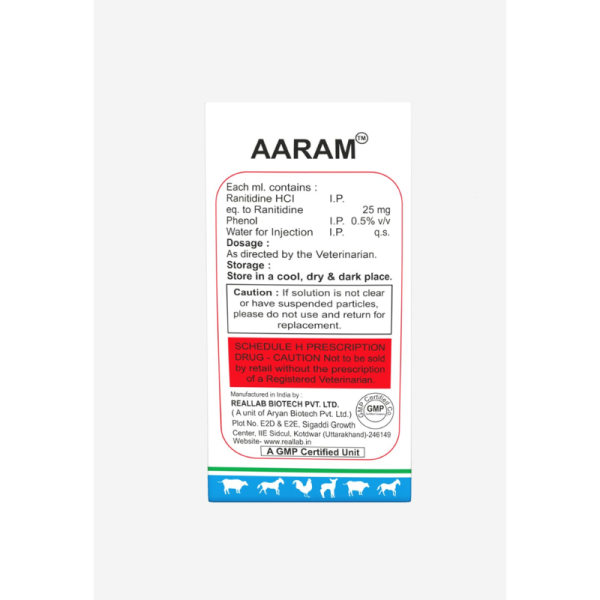 Aaram Injection - Welcome Vet Pharma pvt ltd