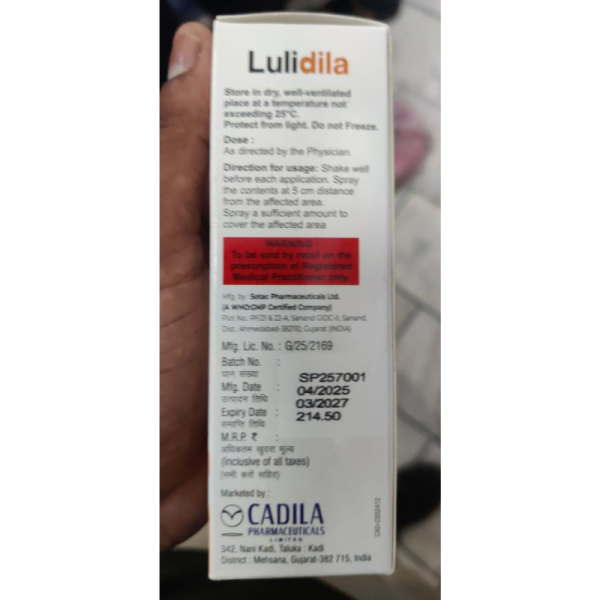 Lulidila Spray - Cadila Pharmaceuticals Ltd