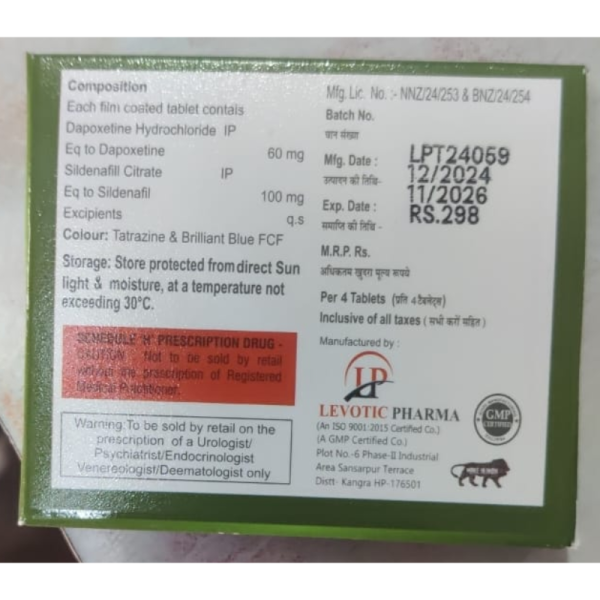 Vaga-Xxxl Tablets - Levotic Pharma